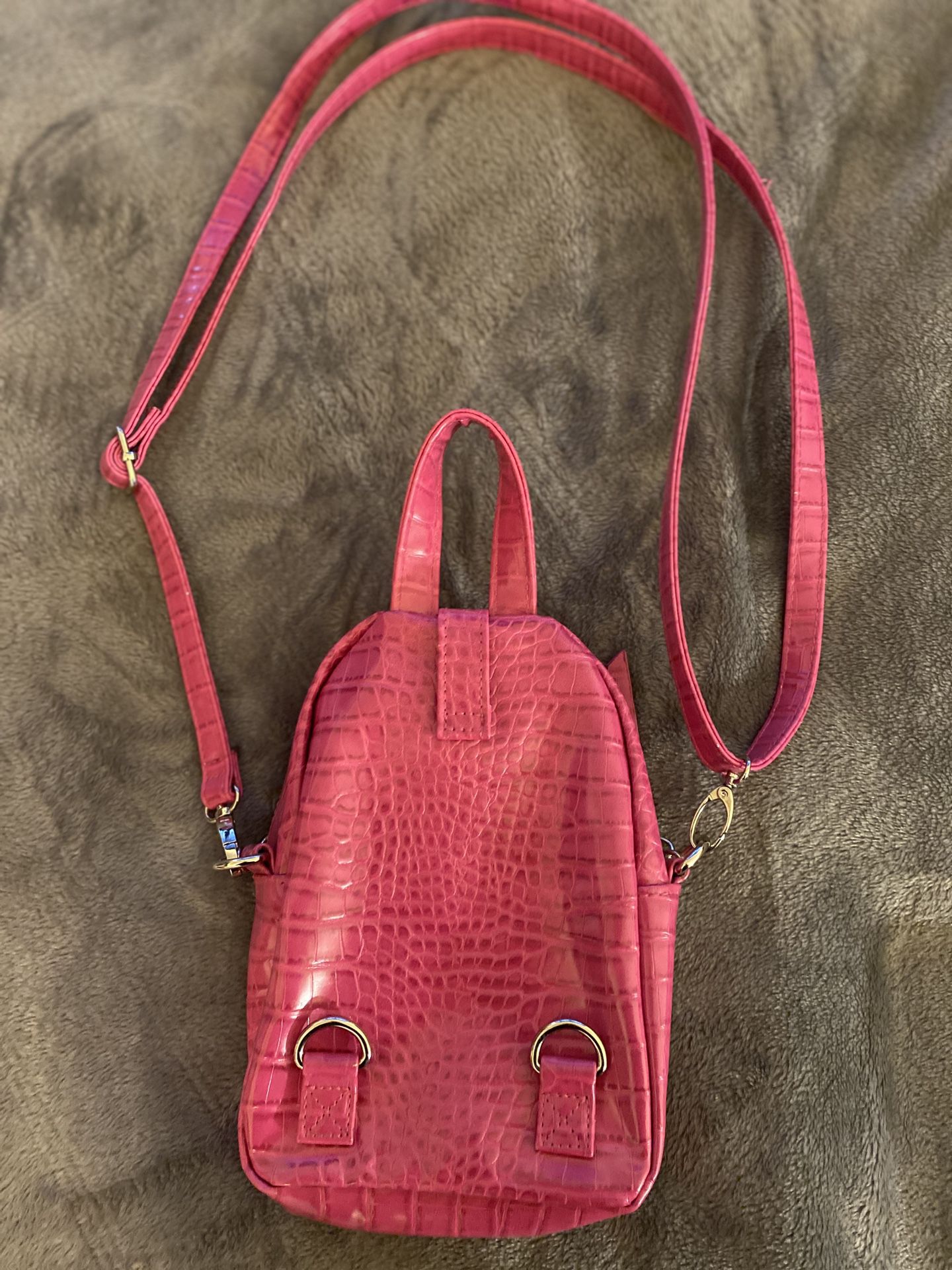Pink Backpack Or Purse