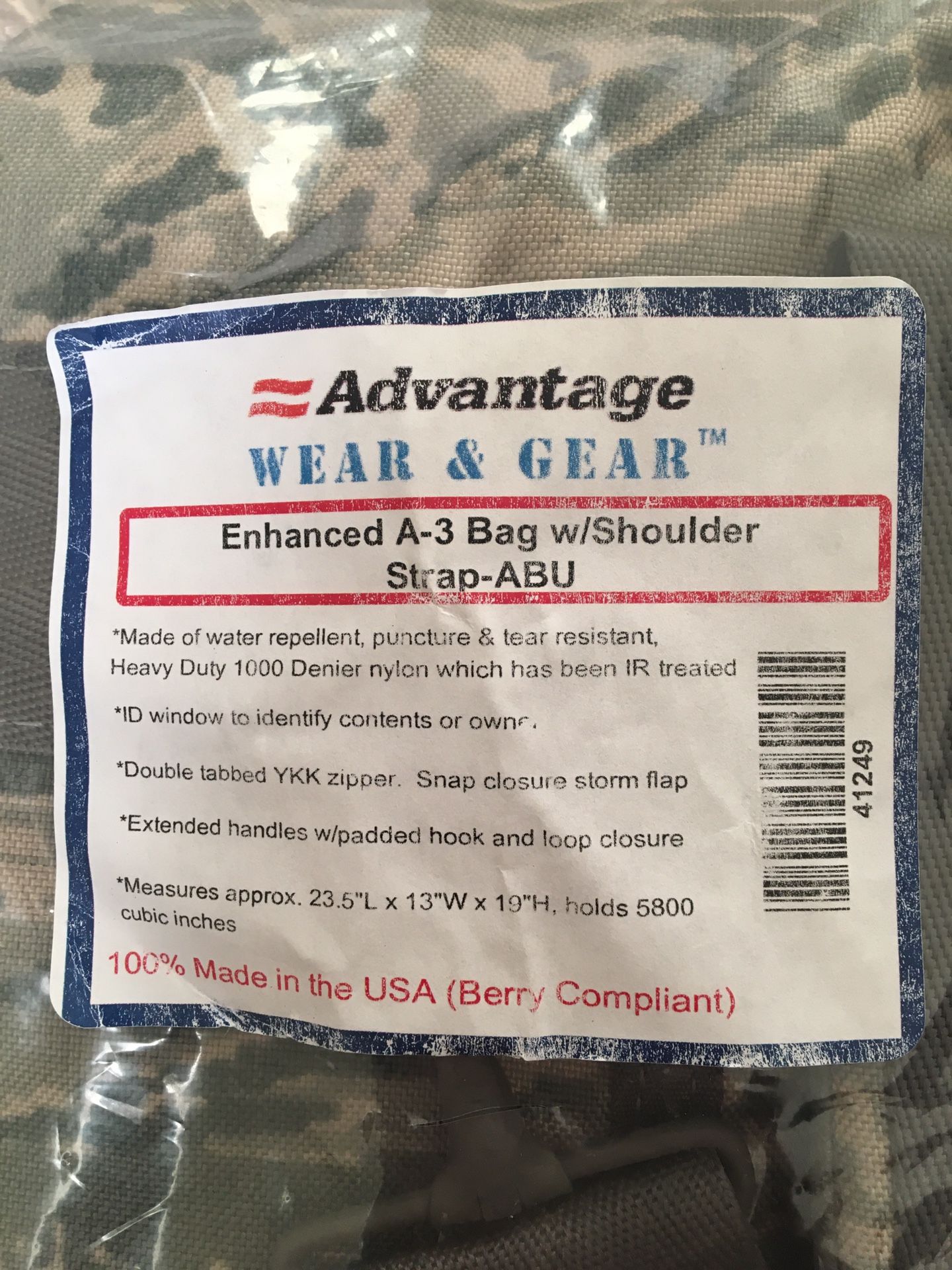 Air Force Advantage Wear Gear A 3 Bag For Sale In Sumter SC OfferUp