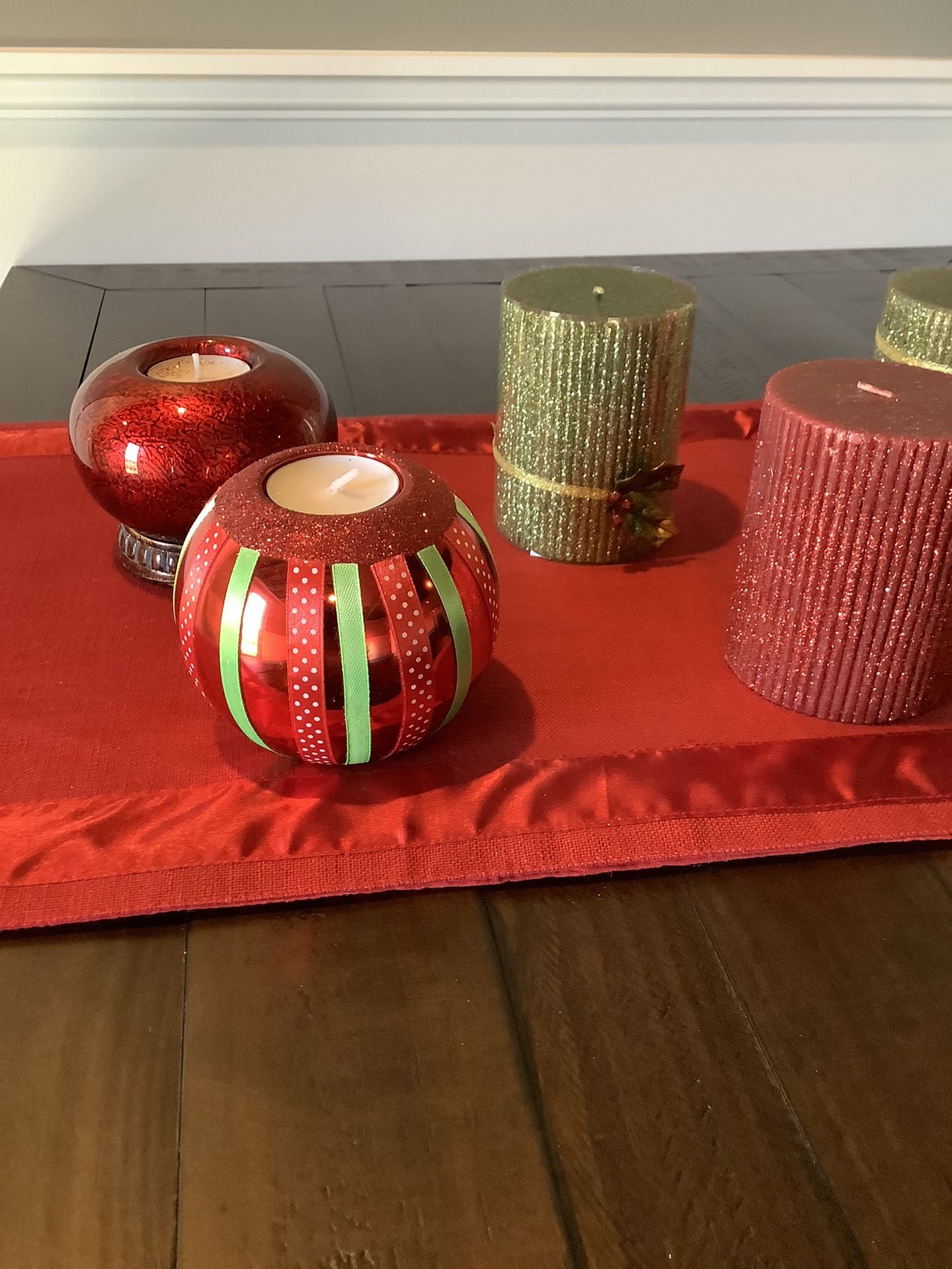 Lot of Christmas Candles