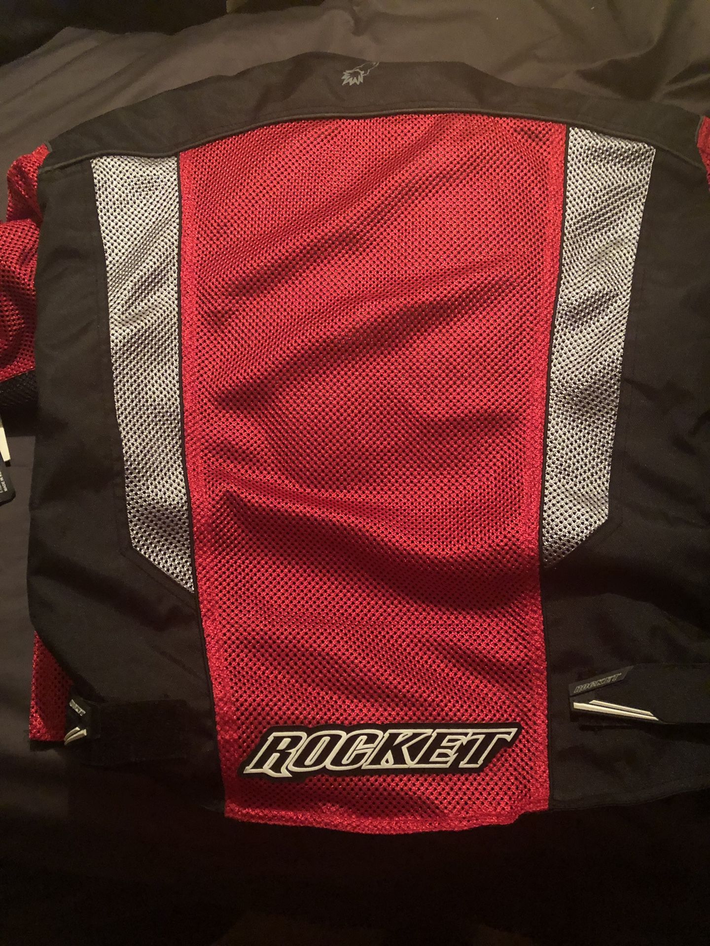 Joe Rocket Phoenix 5.0 motorcycle jacket racing red black armor included