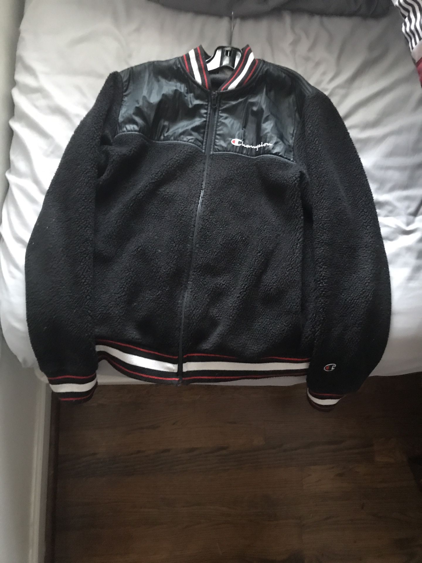Black Champion Sherpa Jacket