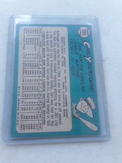 1965 Topps Carl Yastrzemski baseball card  Thumbnail