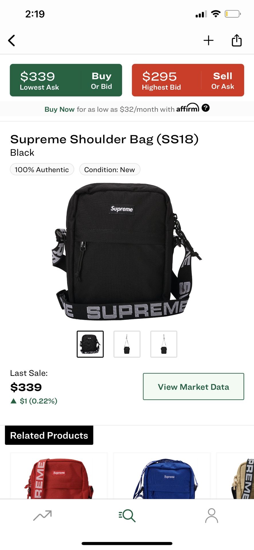 Supreme CrossBody Bag