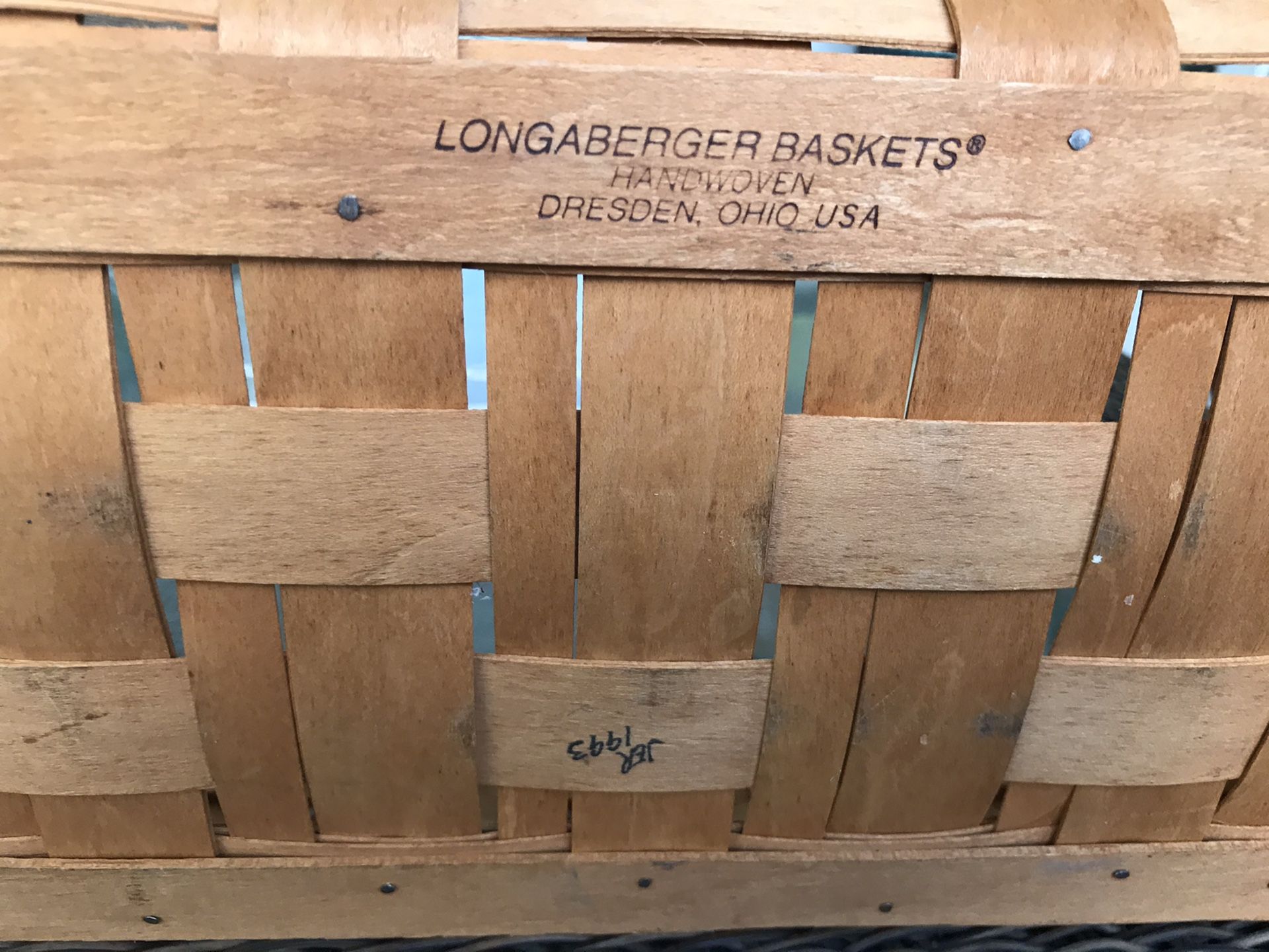 Longaberger basket 1995