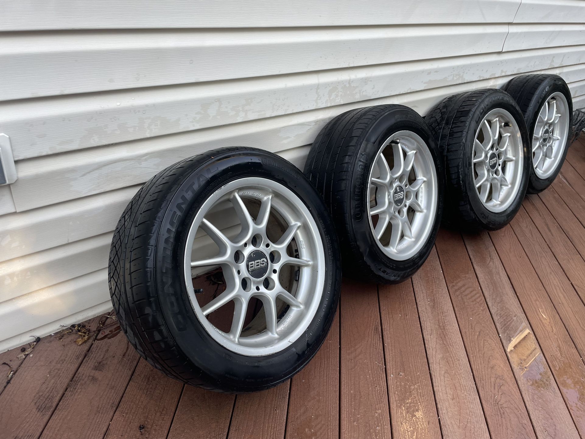 BBS RK 16” X 8 Set Of 4 w/Tires