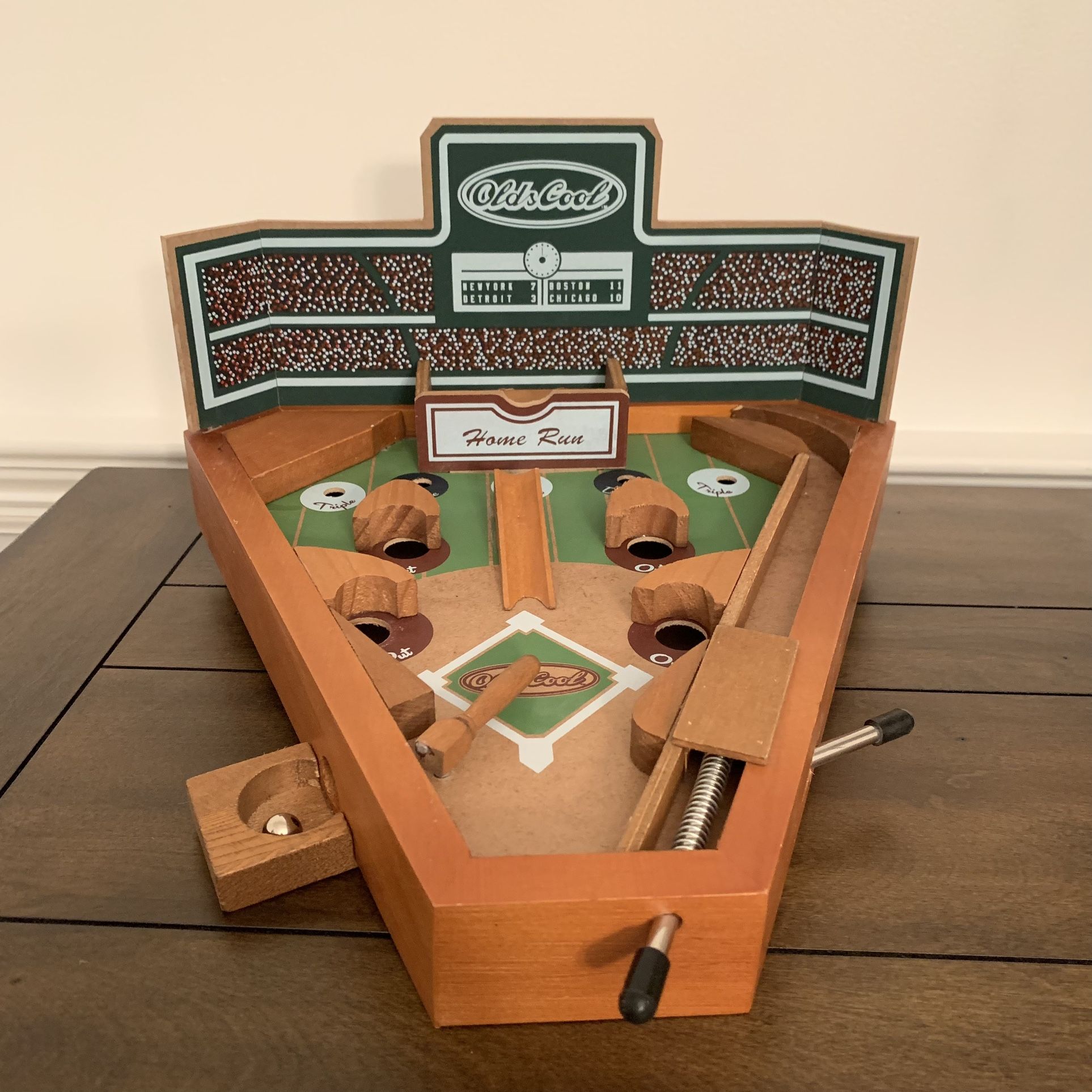 Old School MLB Baseball Pinball Machine Toy Game