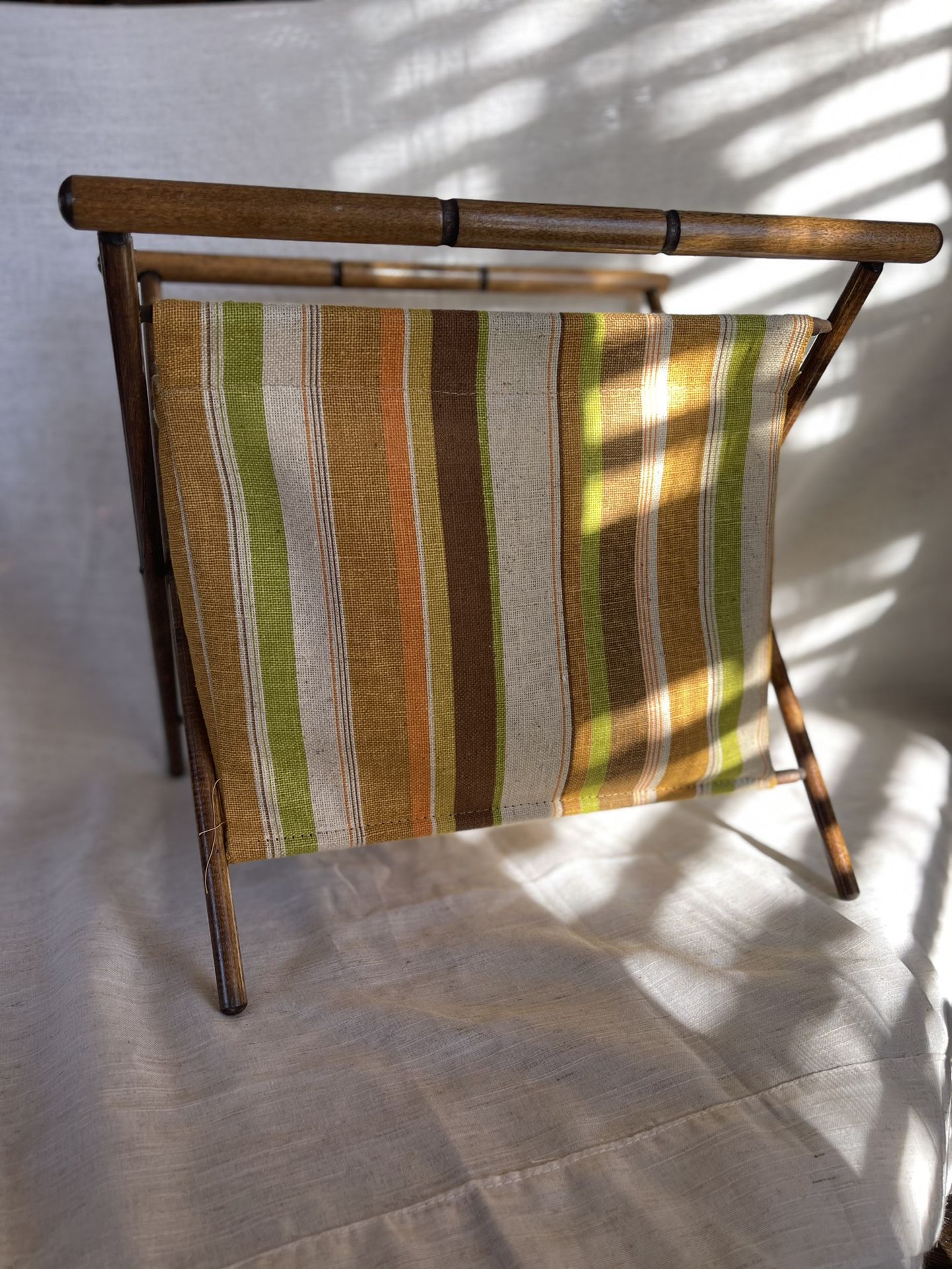 Vintage Retro 70’s Yarn/Sewing/Craft Basket