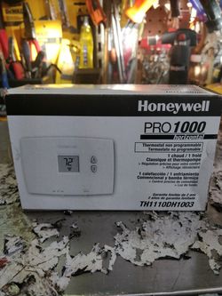 Honeywell pro 1000 thermostat Thumbnail