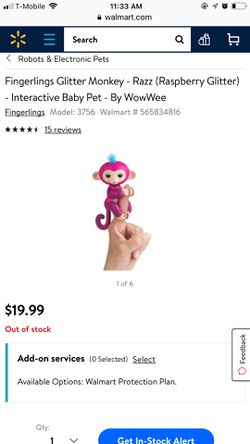 Fingerling Interactive Monkey with Monkey bars Thumbnail