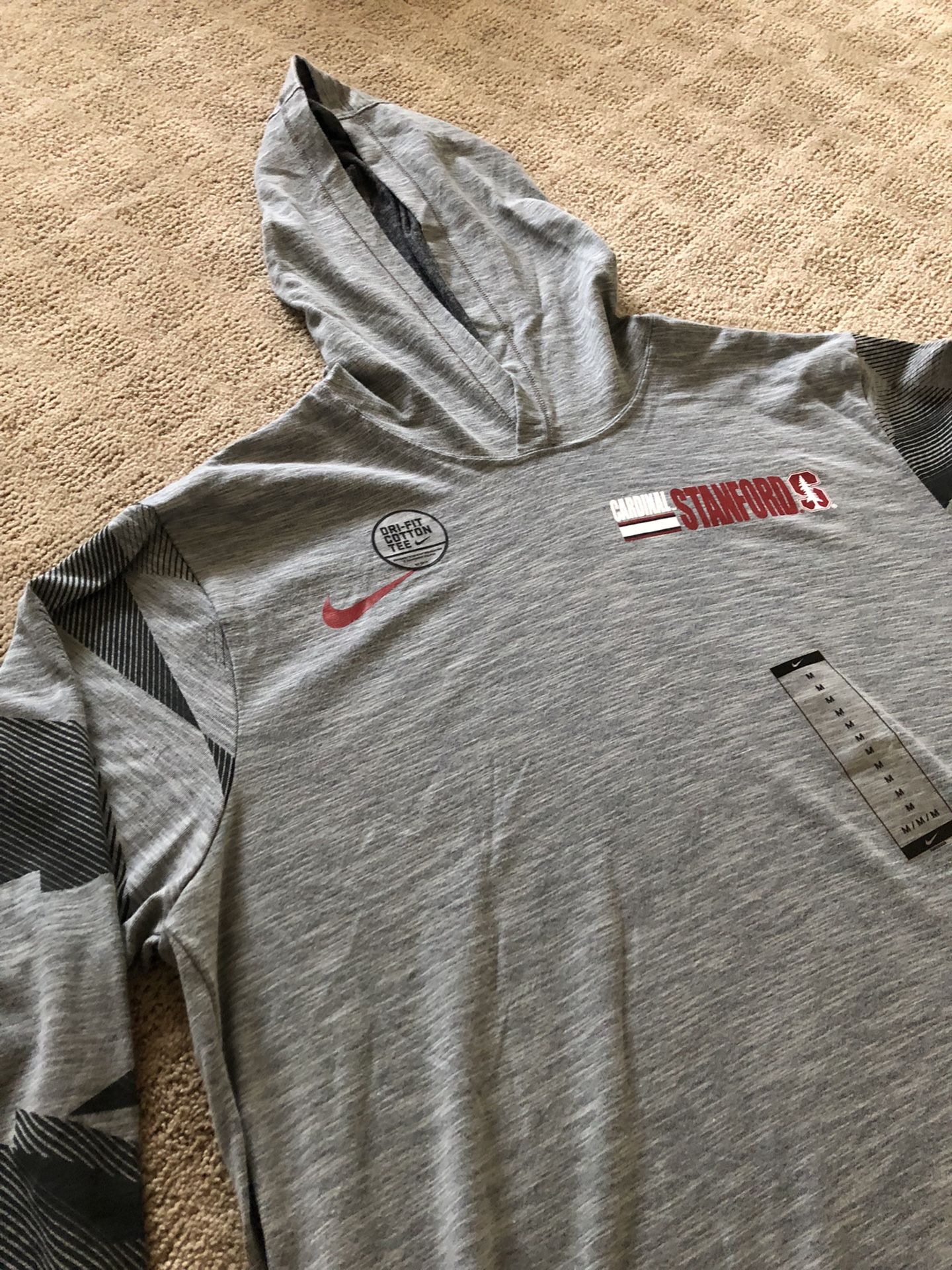 Stanford Nike Hooded Long-sleeve Dri-Fit Shirt