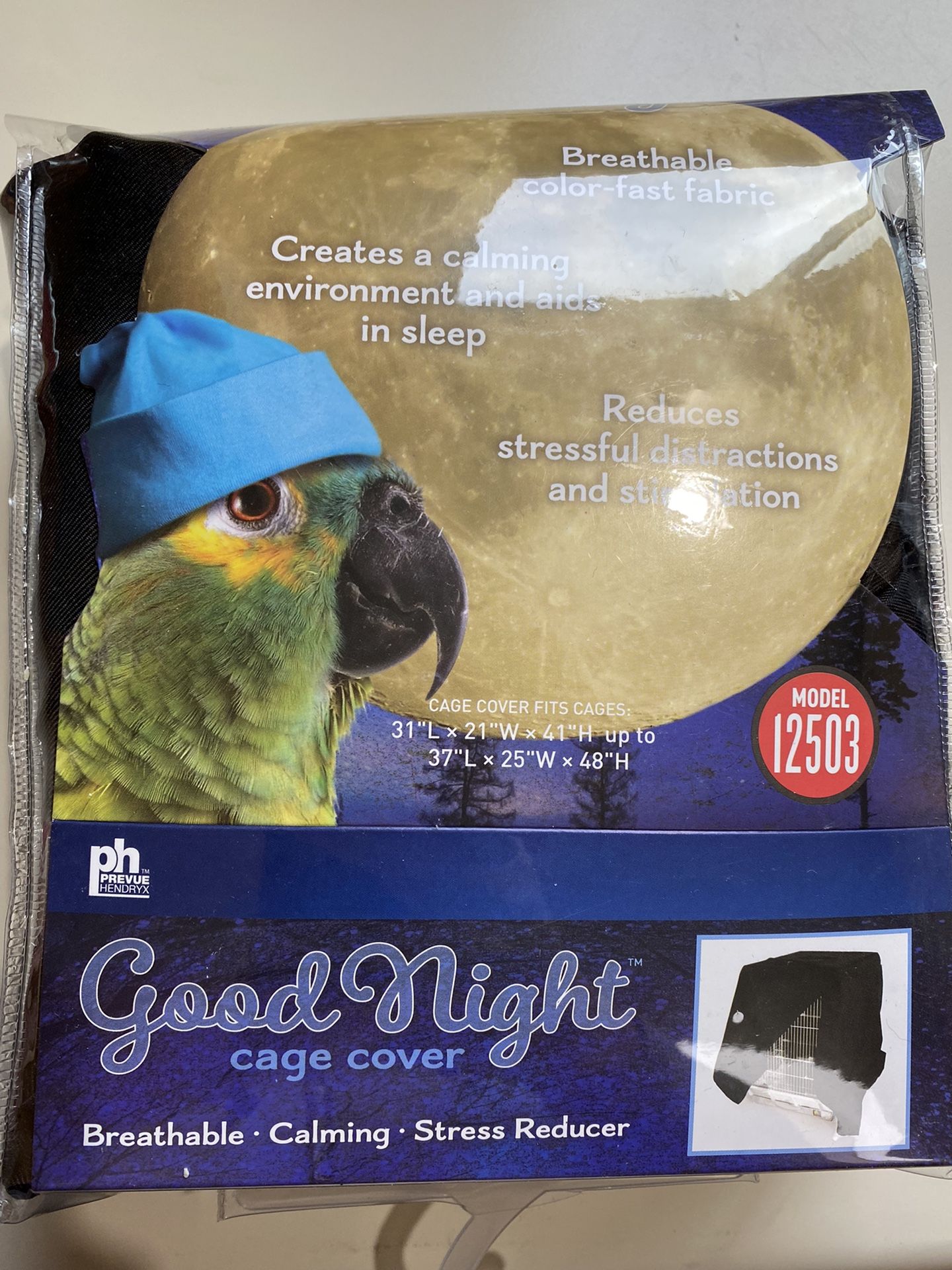 Prevue Pet Products Good Night Bird Cage Cover, Large