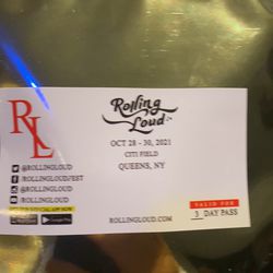 Rolling Loud NYC 3 Day Pass Thumbnail