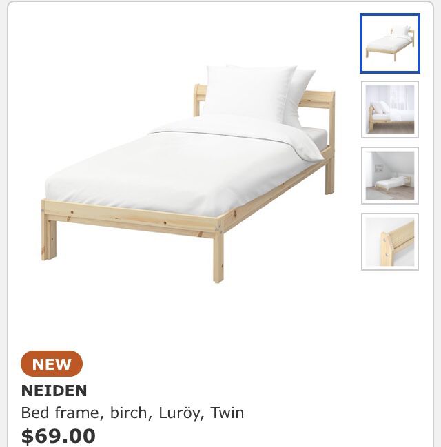 Ikea Neiden Bed Frame For In San, Neiden Bed Frame Pine Luröy Twin
