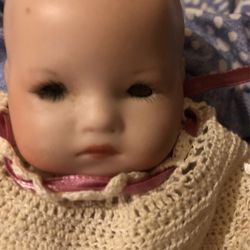Antique  7 Inch’s Porcelain Doll In Thumbnail