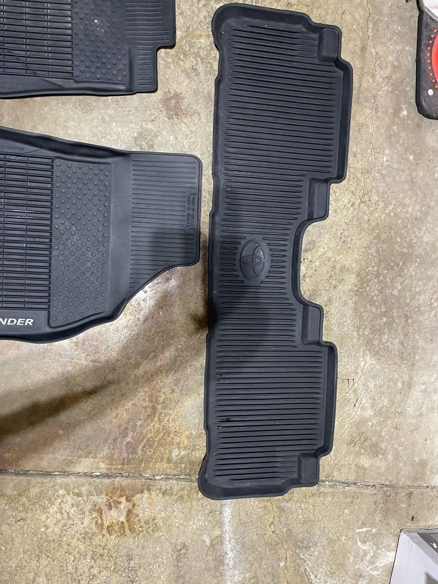 Toyota Highlander Floor Mats 2015-2018