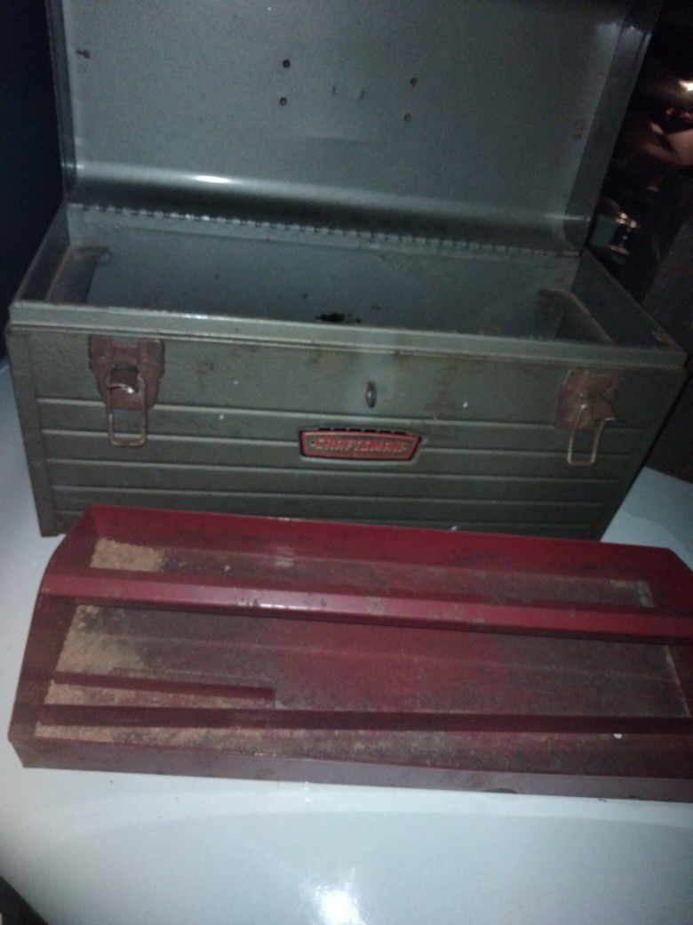 Three Metal Vintage Tool Boxes For Sale. Asking $40 Each. Serious Inquiries Only.