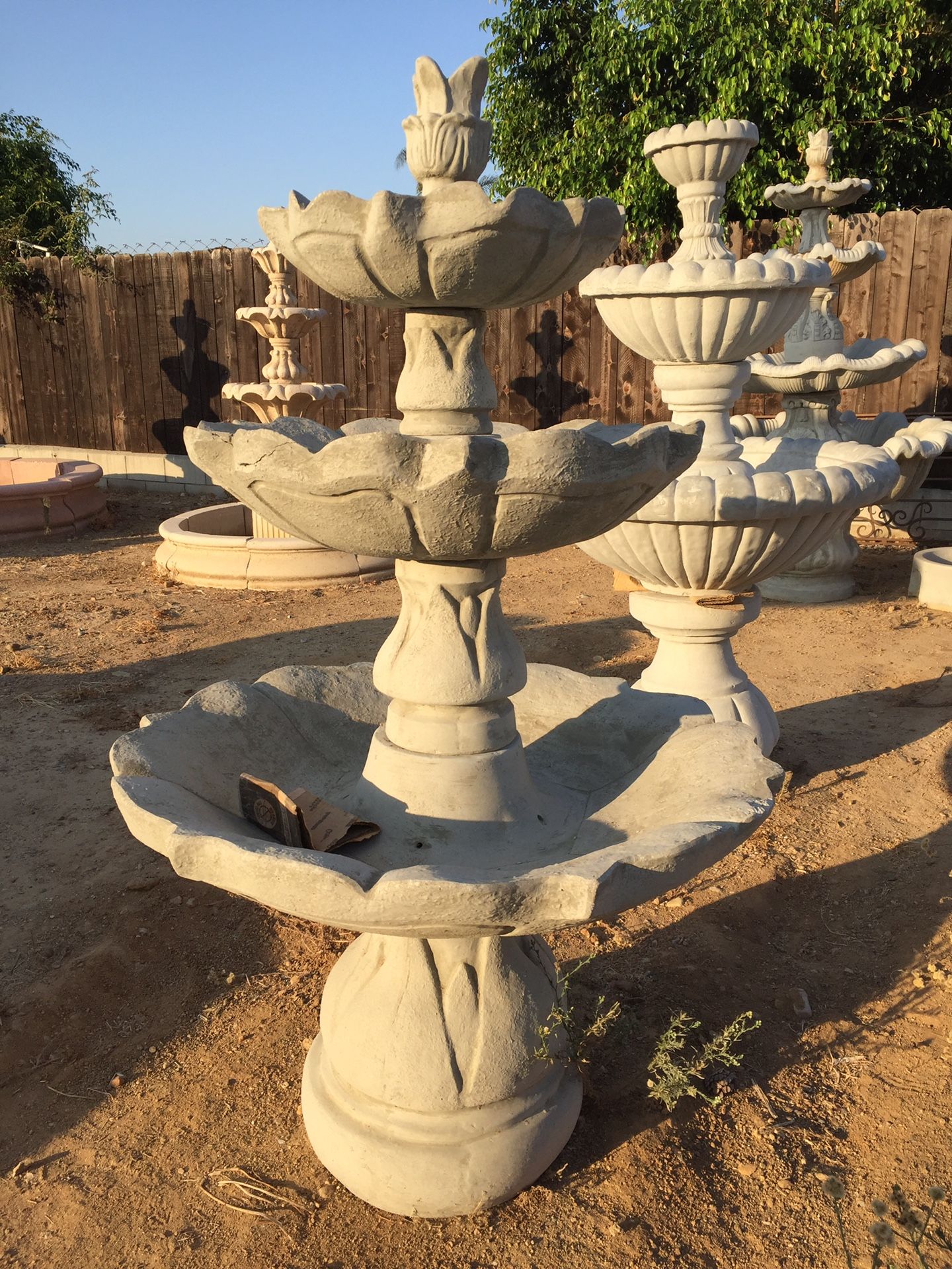 Fountains, statues, garden art