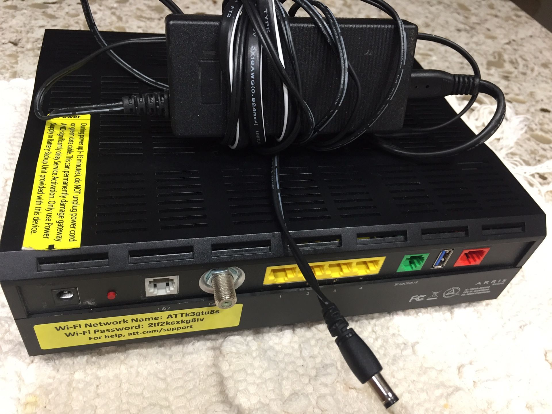 ** ARRIS NVG599 DSL/MODEM-ROUTER ** $20