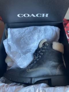 Coach Lorimer Leather Boots (Brand New) Thumbnail