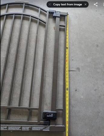 Used Summer Multi-Use Decorative Extra Tall Walk-Thru Baby Gate, Metal