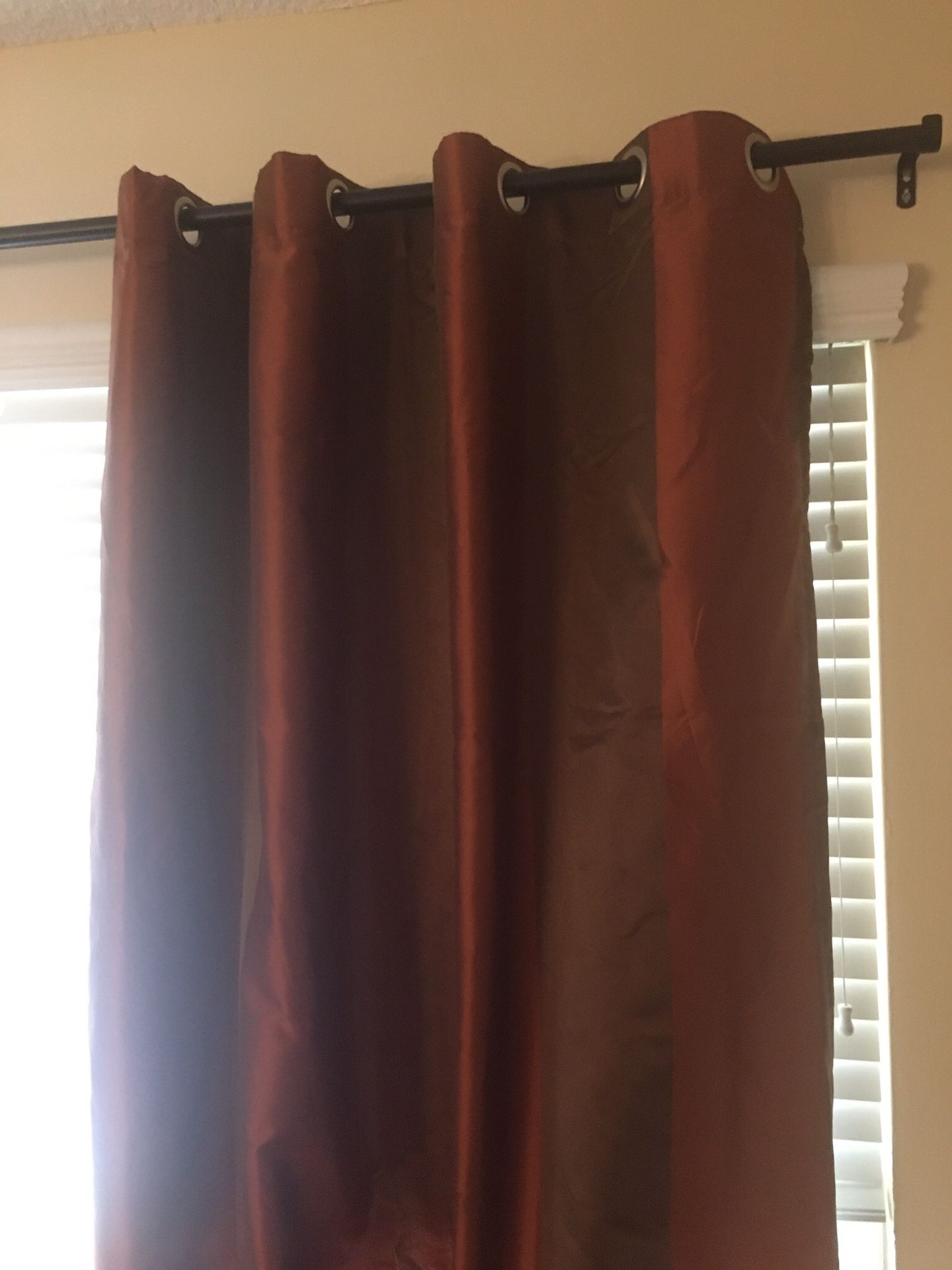 5 panels of curtains each panel $25