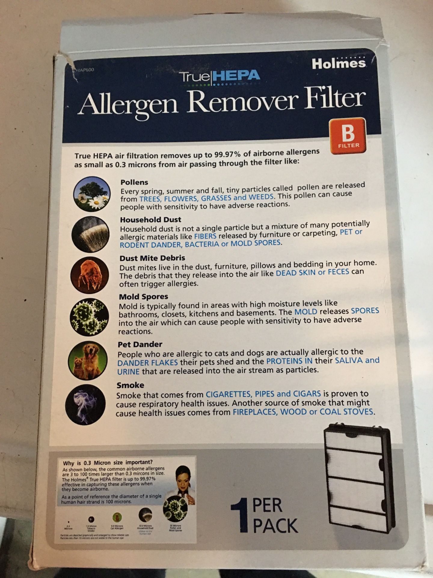 Air purifier filters hepa brand new