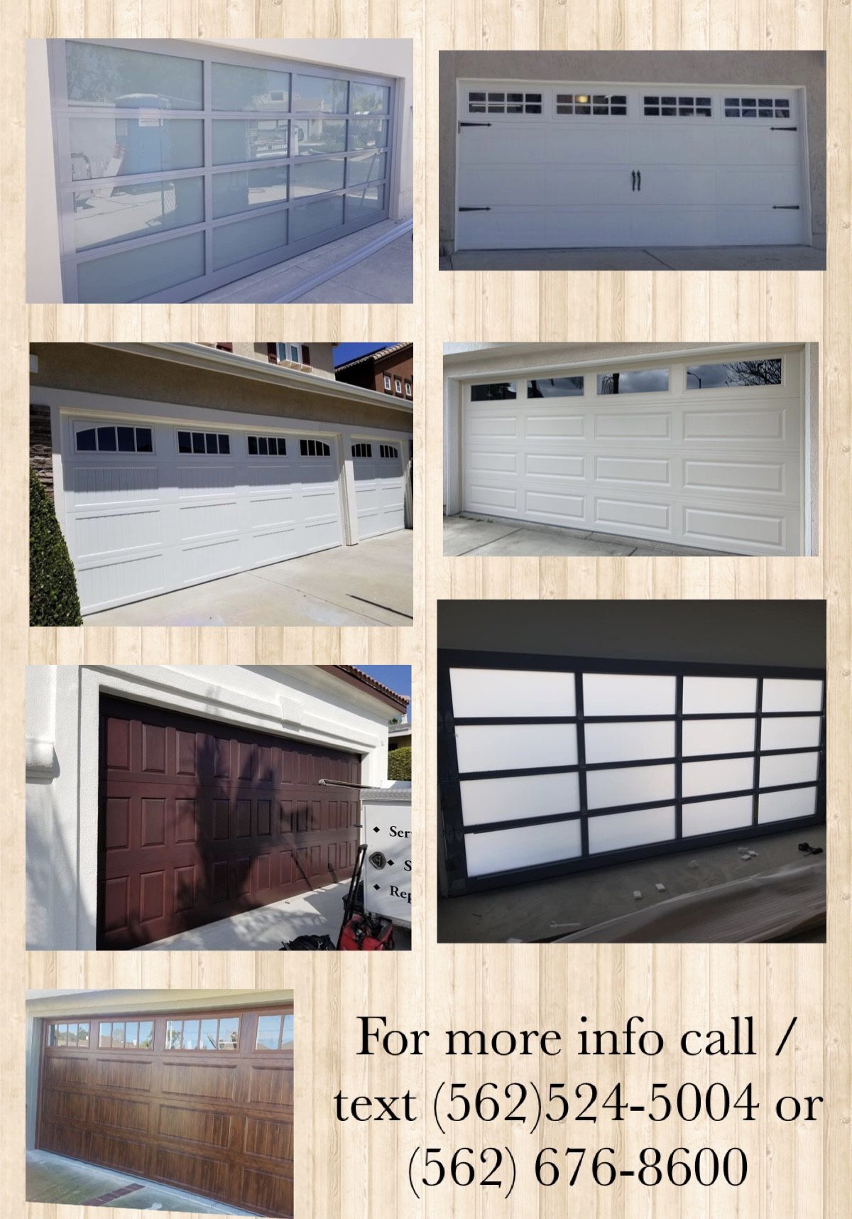 Garage Doors / Installation, repairs and services
