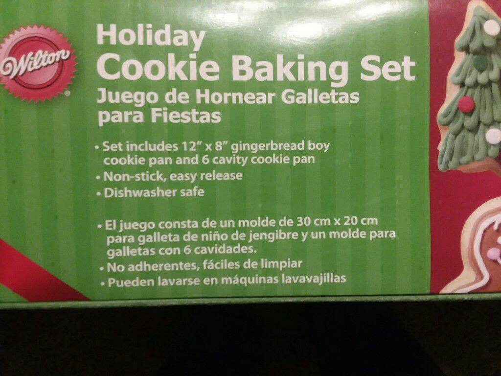 Wilton Holiday Cookie Baking Set new in box.