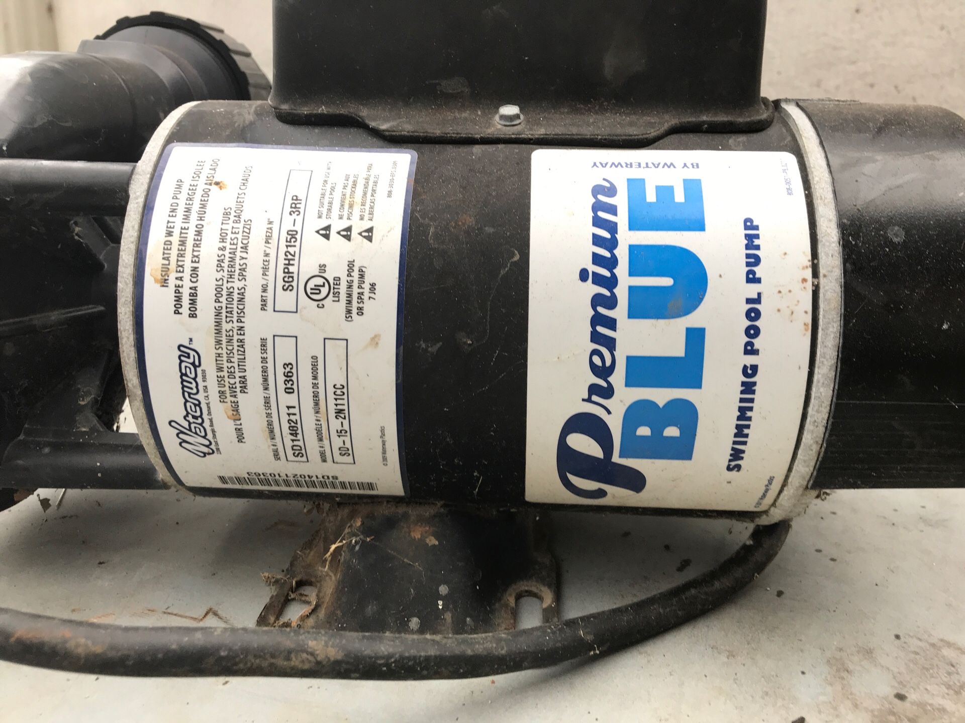 Premium Blue Pool Pump Parts – Sandman® Sand Filter System for Above ...