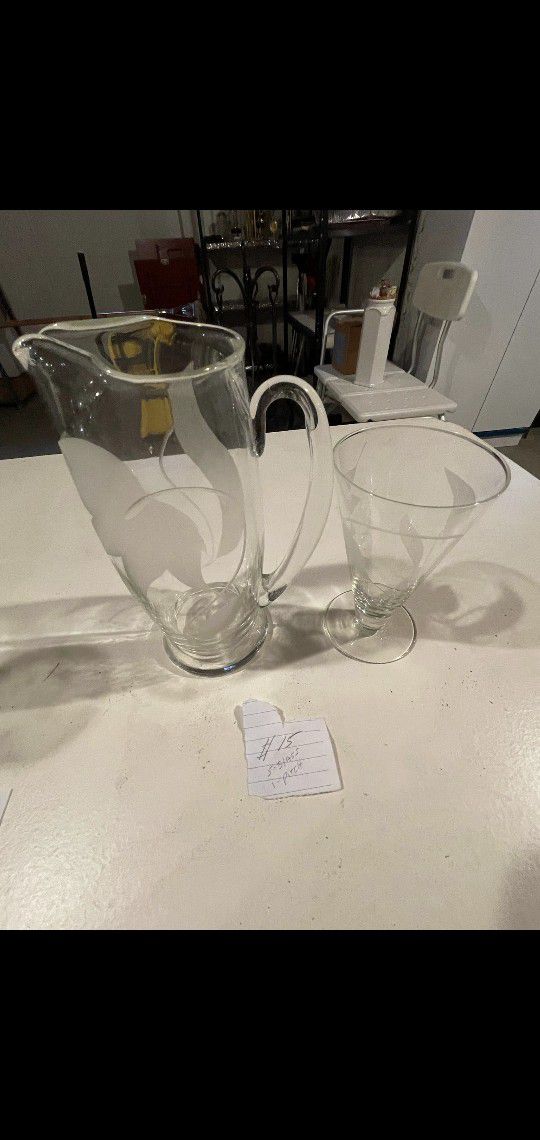 5 Glasses And One Pitcher.