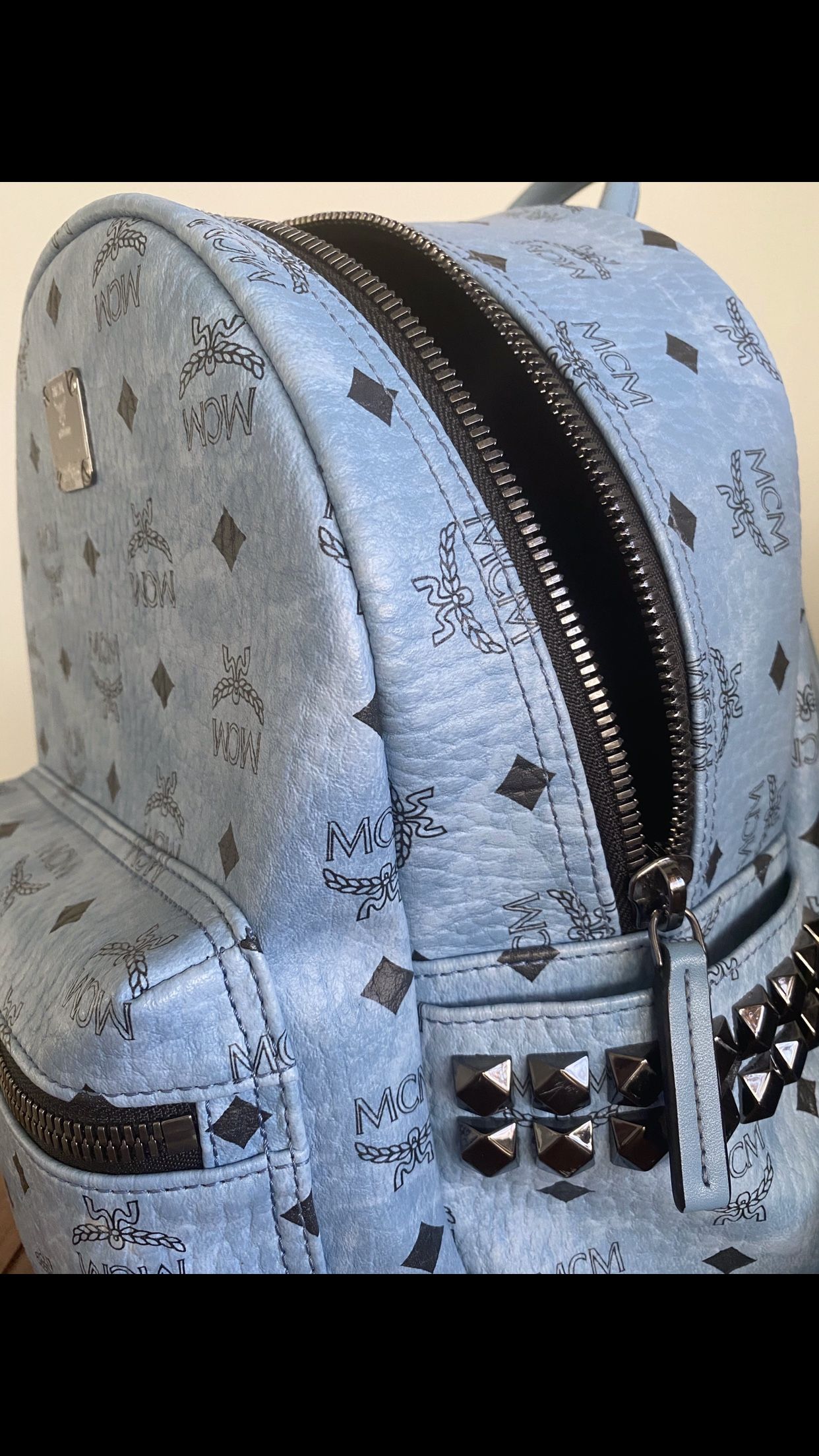 MCM Stark Side Stud Backpack