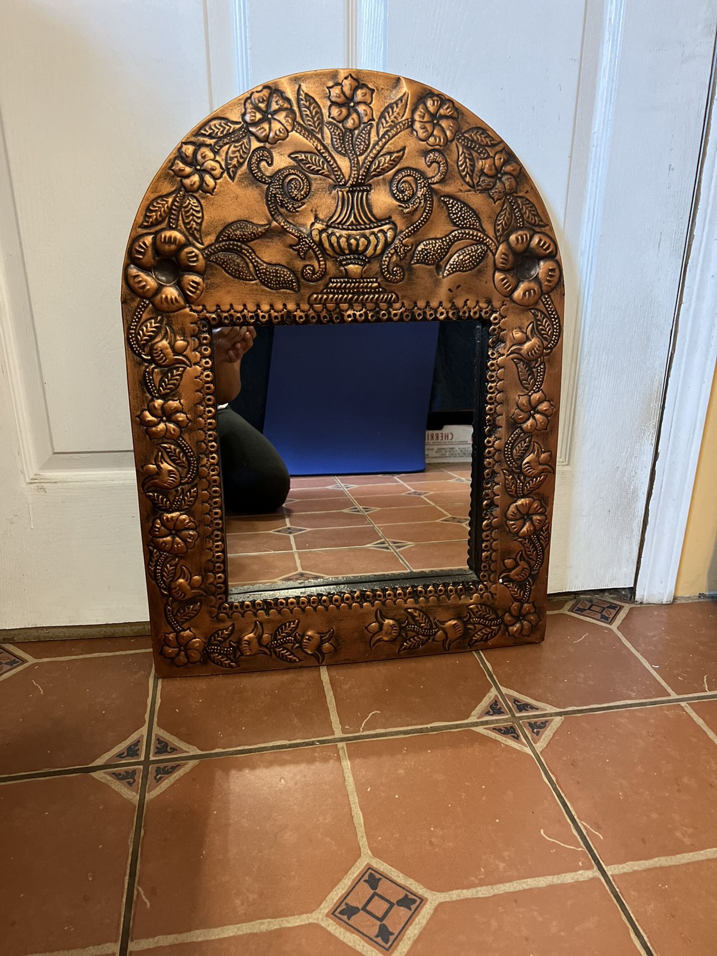 Copper Mexican Hacienda Mirror
