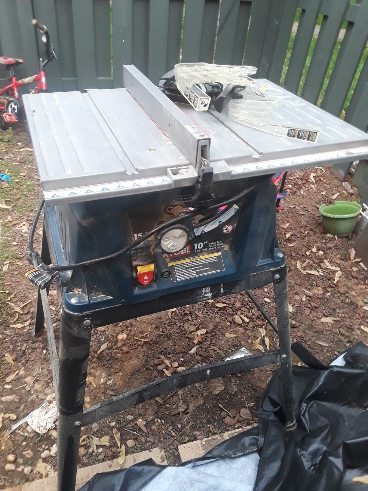 Ryobi table saw
