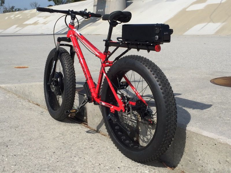 New ALUMINUM frame FAT TIRE electric bicycle, FAST!! Custom built