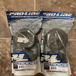 Pro Line Trencher Tires Wheels For Rc R/c Car Traxxas Rustler 2wd Stampede Thumbnail
