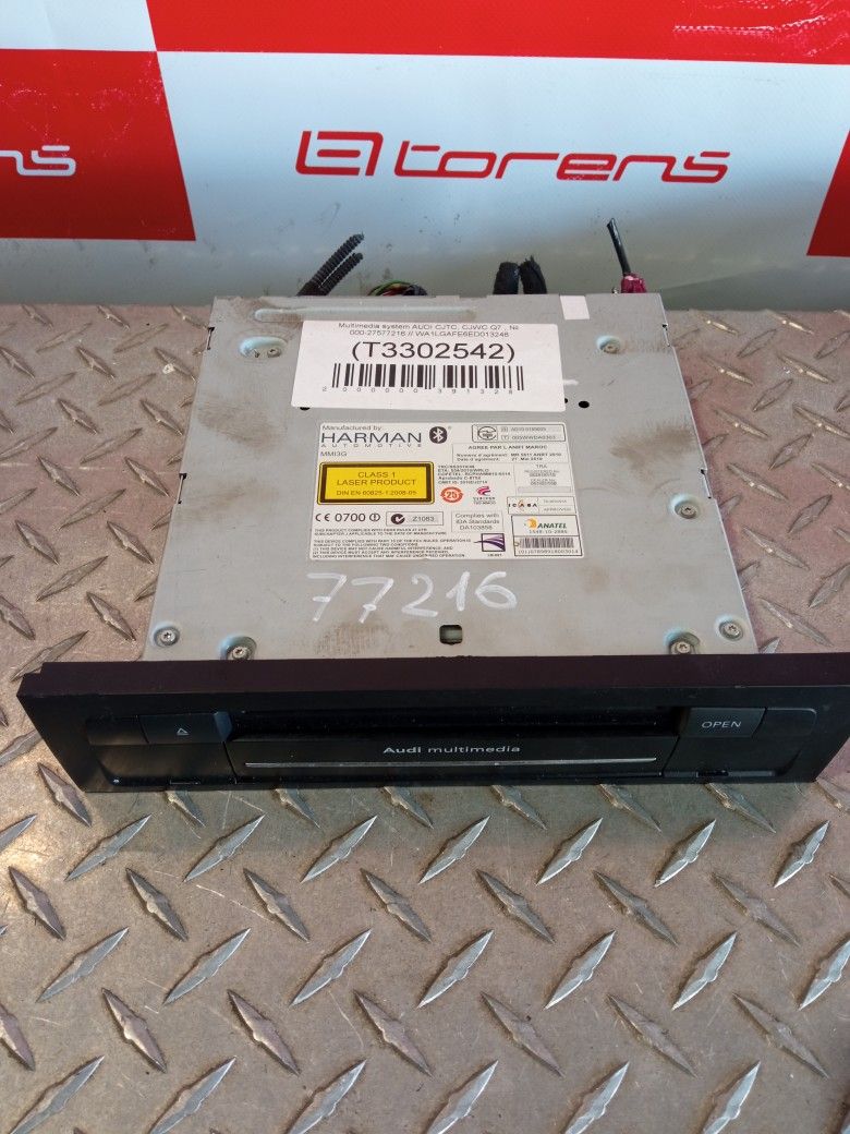 Multimedia System For 2014 Audi Q7 Stock 77216