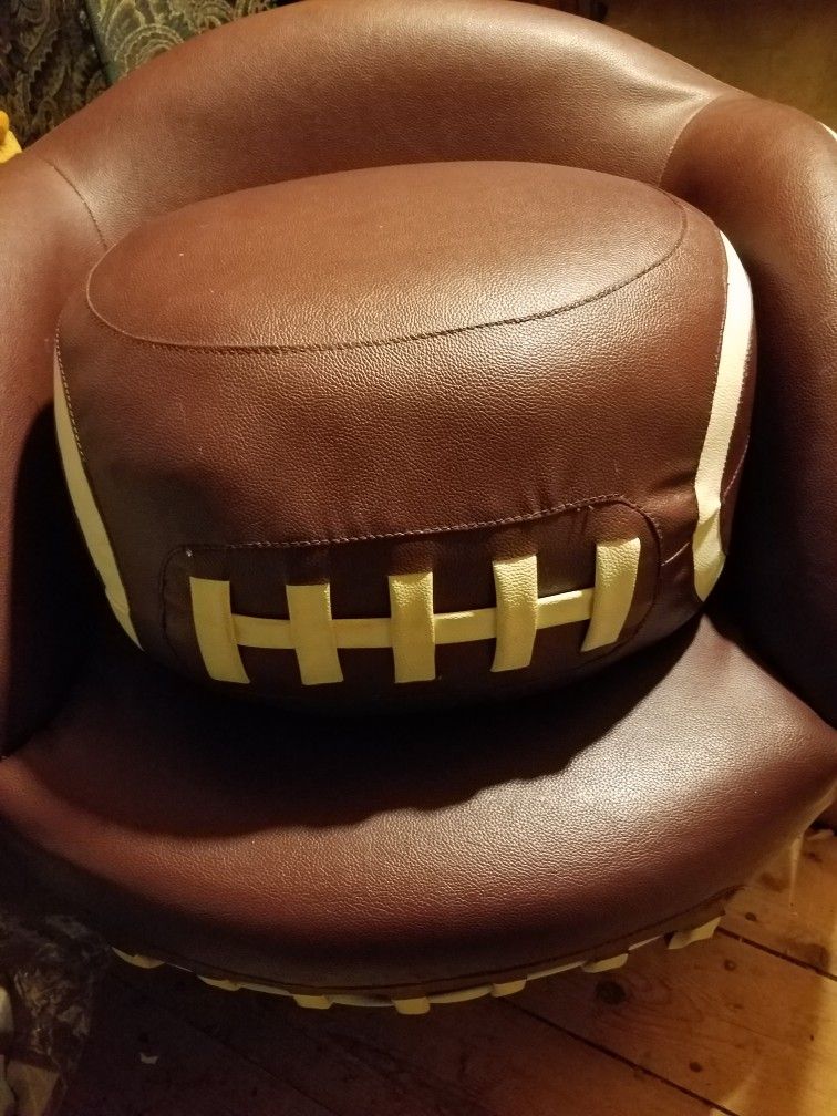 Kids Football Chair And Ottoman