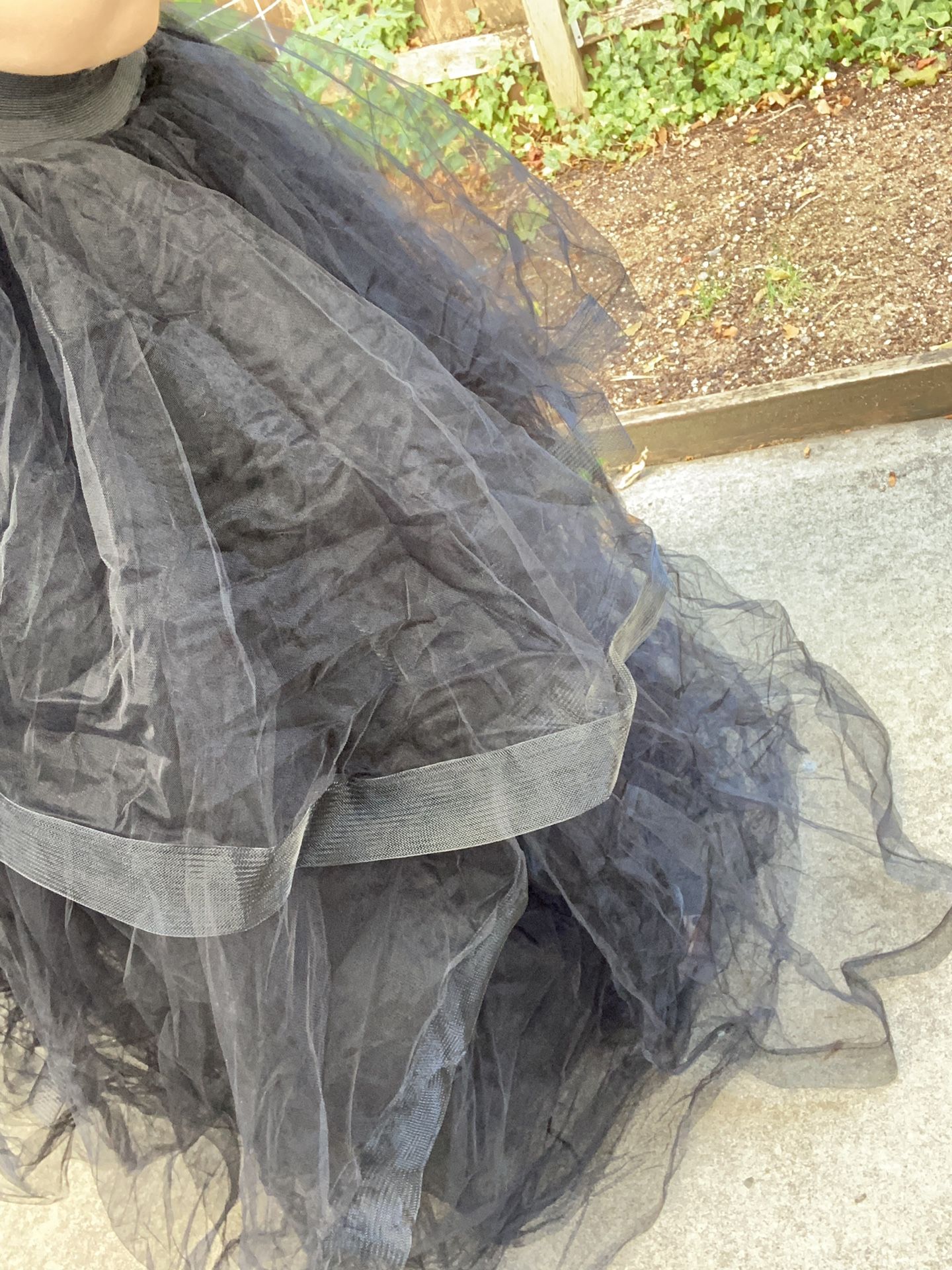 Black Puffy Wedding Skirt