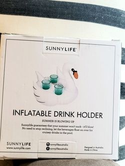 Swan Inflatable Drink Holder  Thumbnail