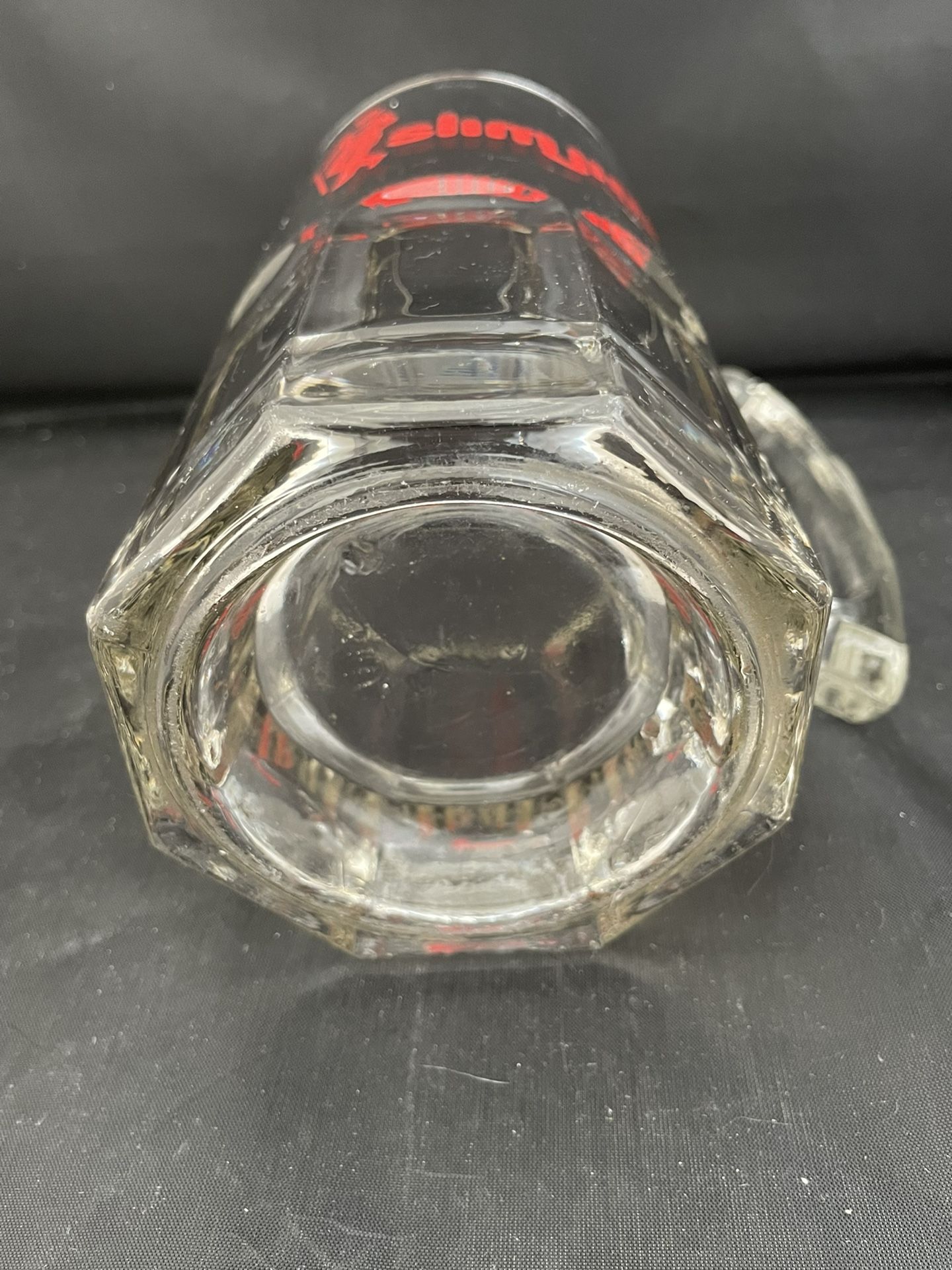 8” Slim Jim Brand Beef Jerky Beer Mug, Vintage Glassware.