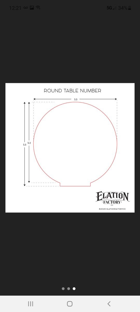 Table Numbers