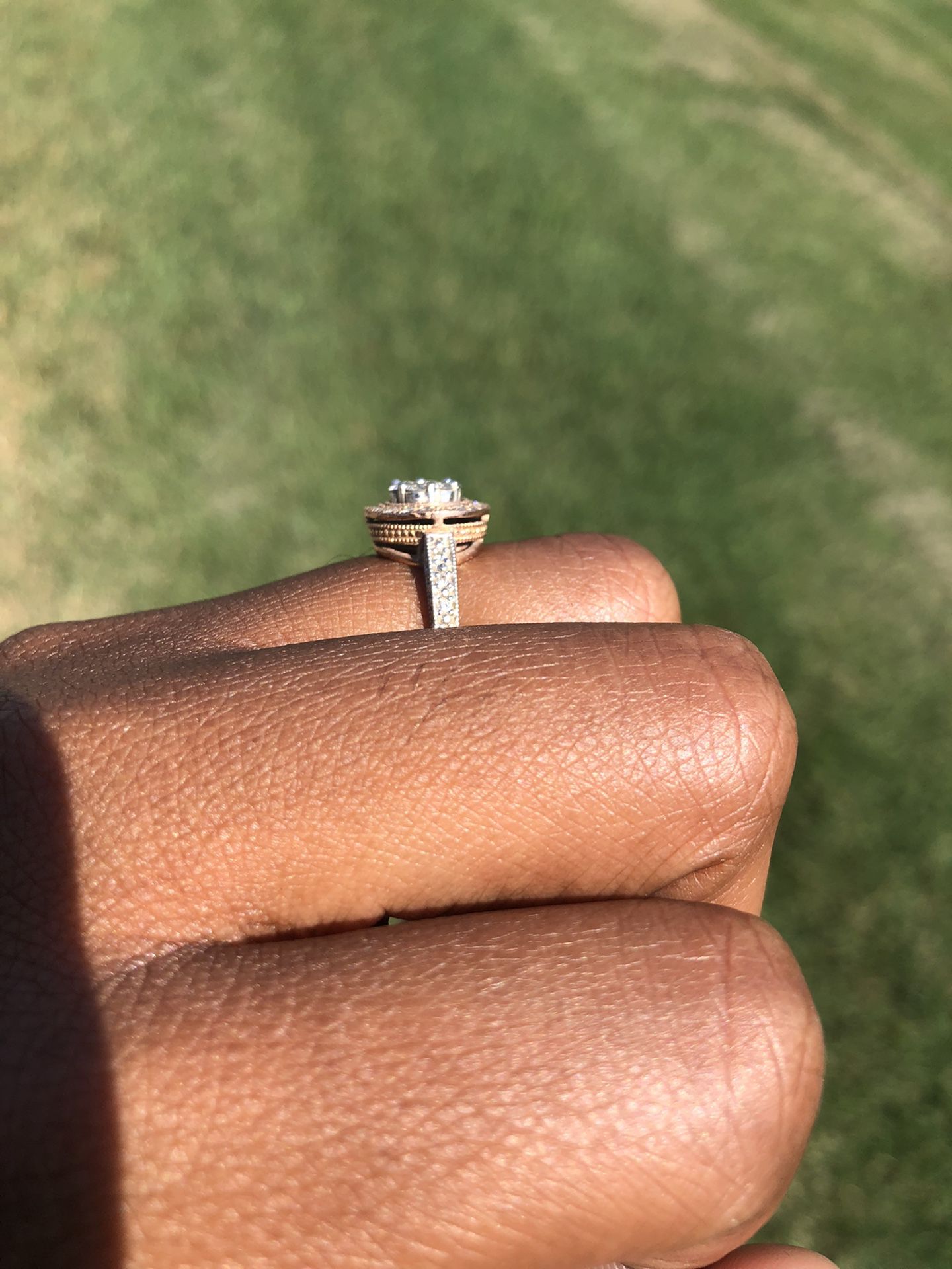 Gorgeous Rose Gold Engagement/ Wedding Ring