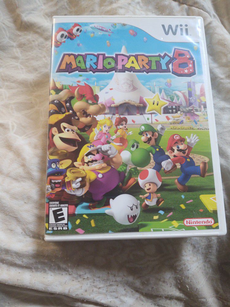 Mario Party 8 Wii Game  1 Controller Free Racing 2Wheels