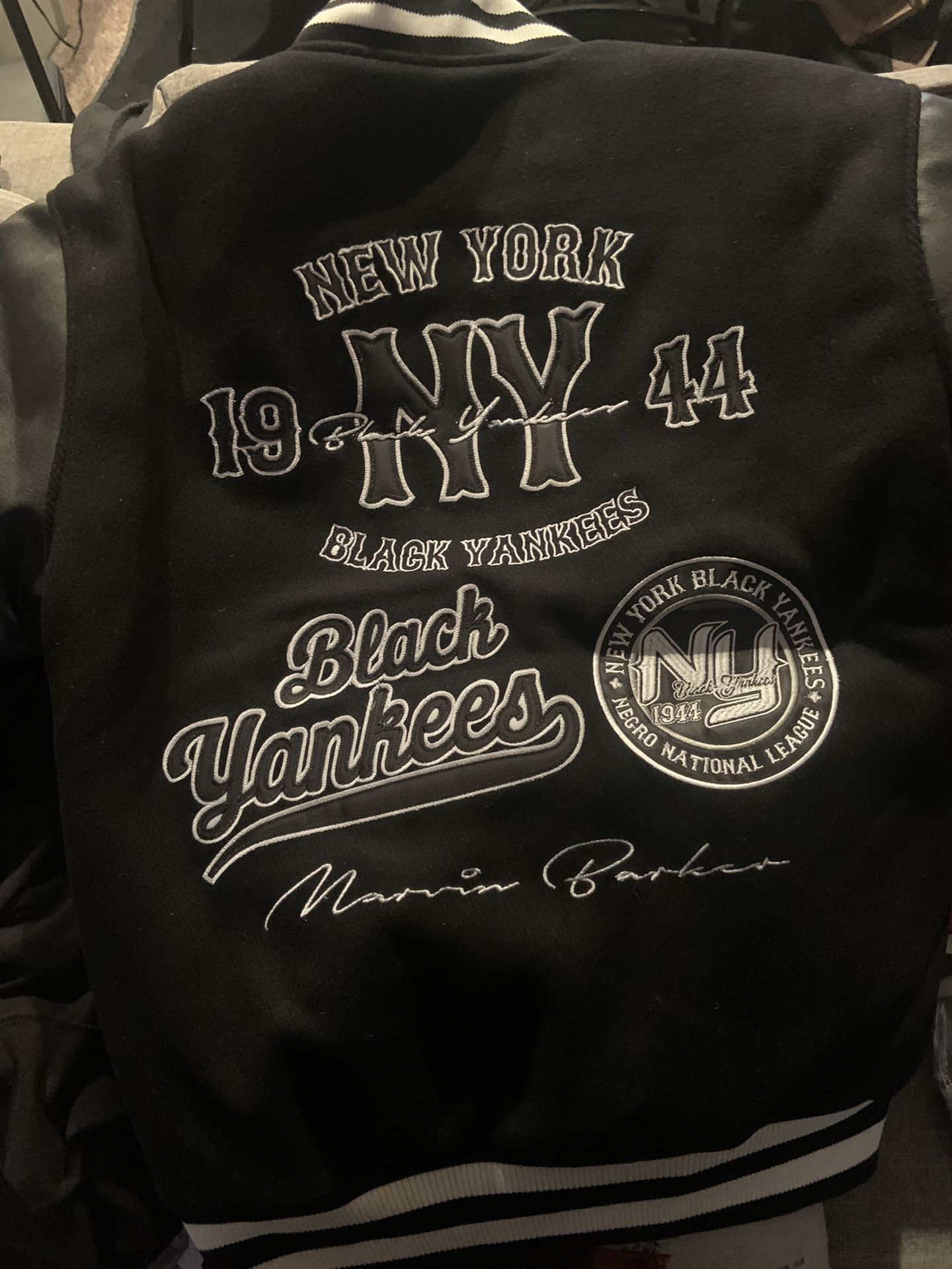 *RARE* 1944 Black Yankees Signed Letterman Varsity Jacket