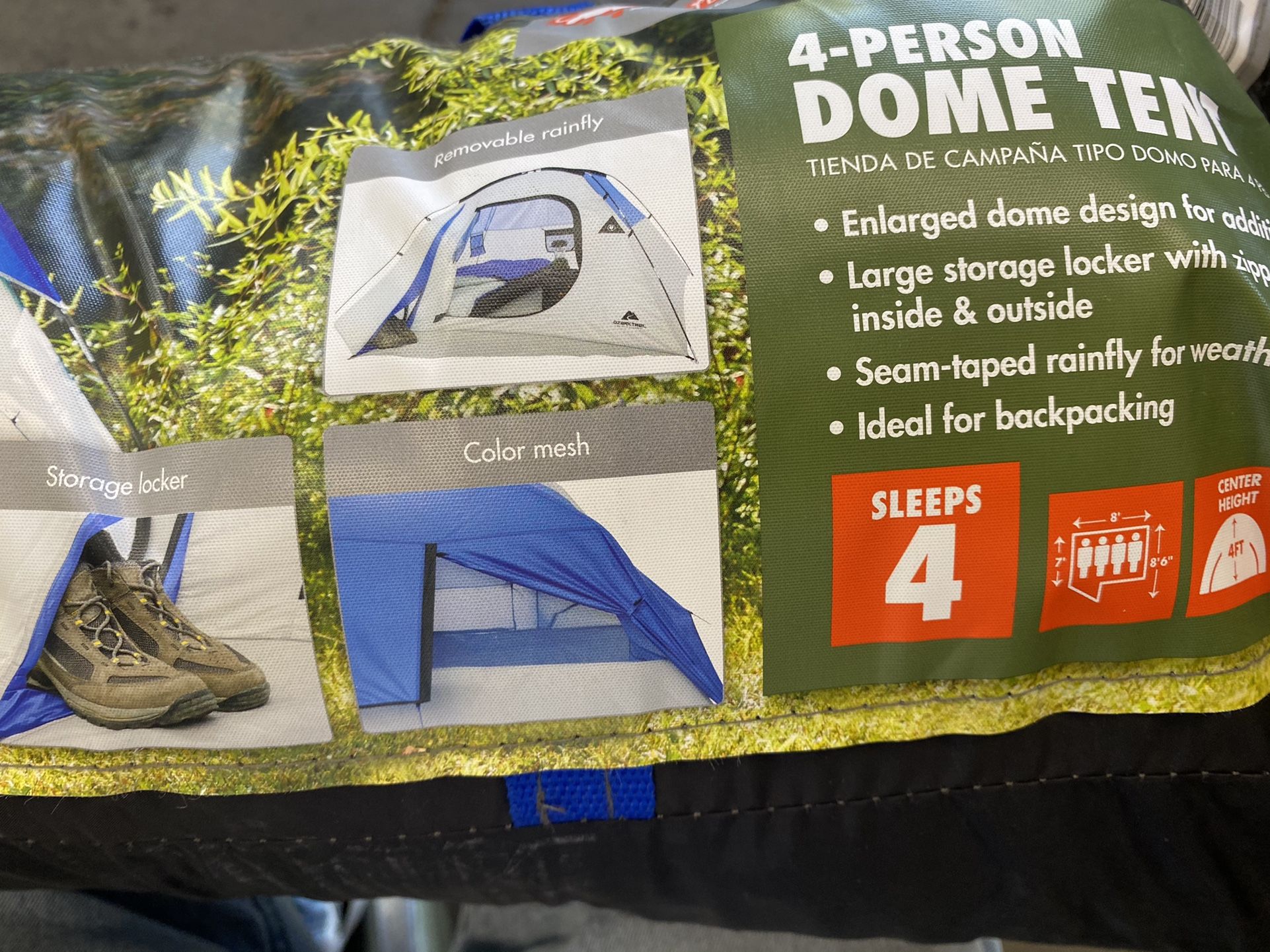 Ozark Trail 4 Person Dome Tent