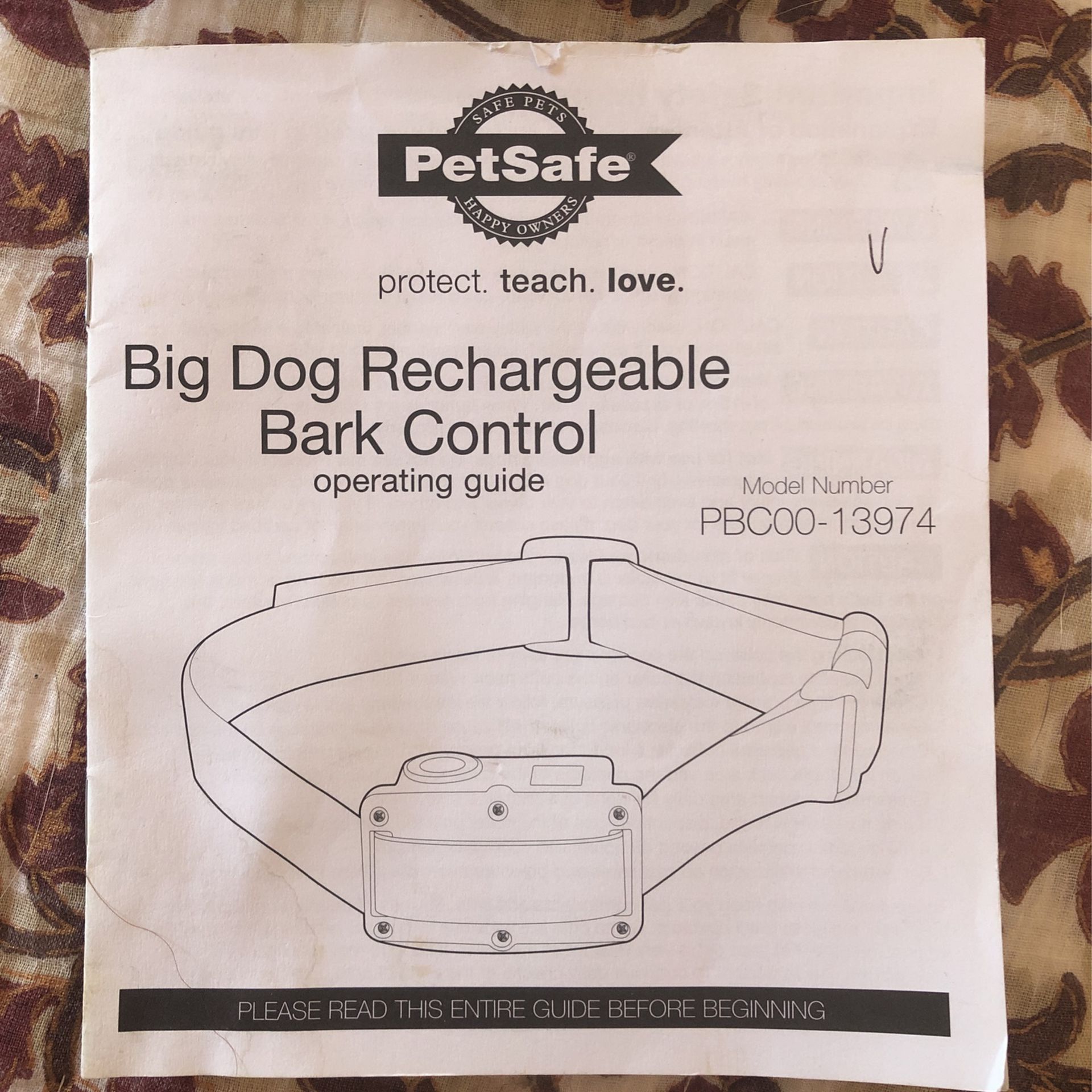 Big Dog Rechargeable Bark Control