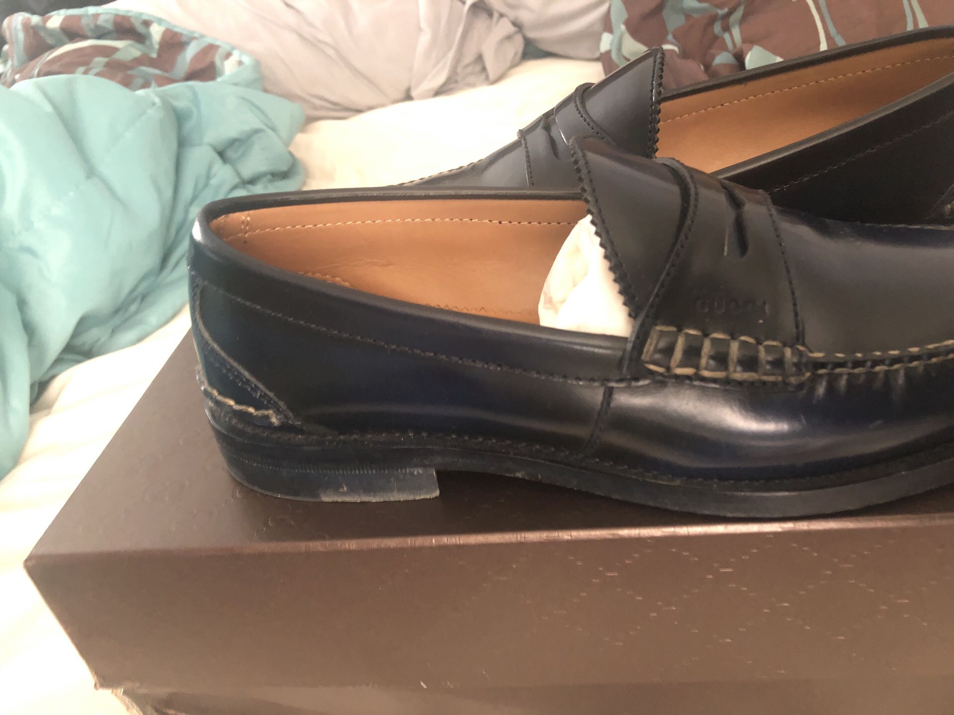Men’s Gucci penny loafers euro size 9 for Sale in Cumberland, IN - OfferUp