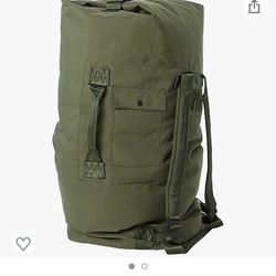 Army Army Military Duffle Bag Sea Bag OD Green Top Load Shoulder Straps Thumbnail