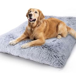 Vonabem Dog Bed Crate Pad, Deluxe Plush Soft Pet Beds, Washable Anti-Slip Dog Crate Bed for Large Medium Small Dogs and Cats,Dog Mats for Sleeping and Thumbnail