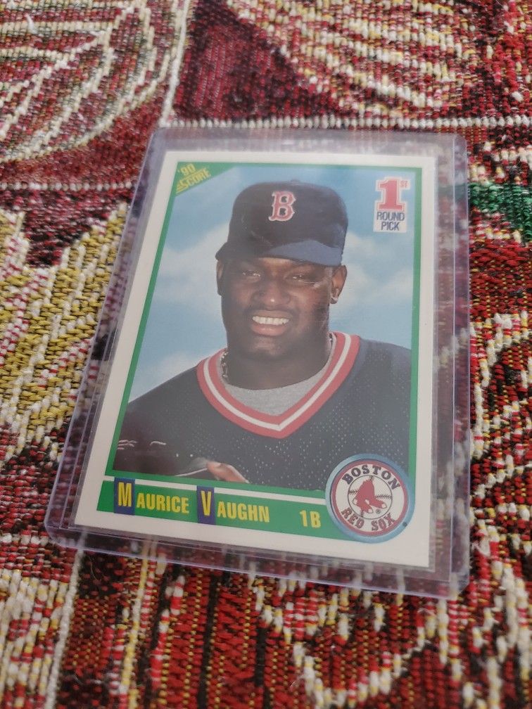 Boston Red Sox Mo Vaughn Rookie Baseball Cards Lot